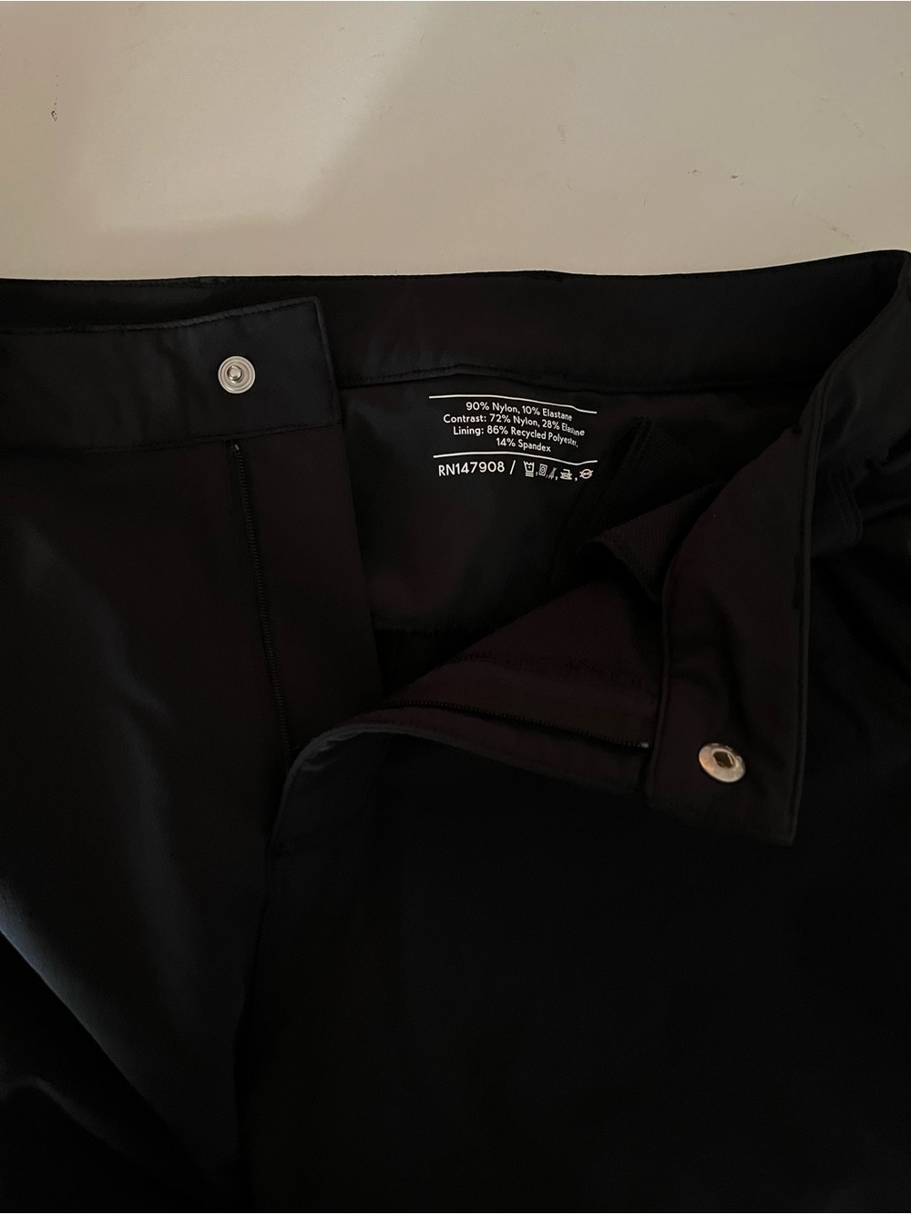 Women’s Outdoor Voices Black RecTrek Zip-Off Pants 3-way convertible shorts L - Picture 2 of 7